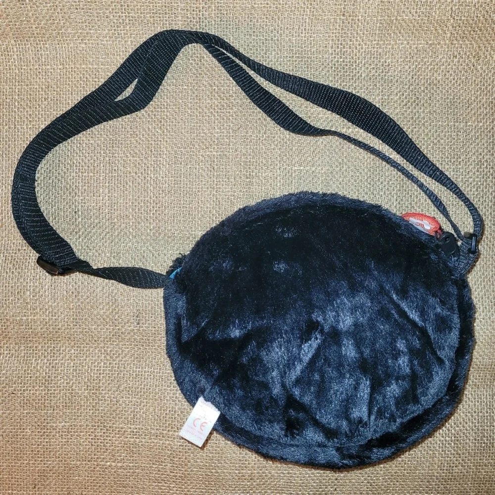 Ty Gear Collection Tracey The Black Dog Shoulder Bag Purse Stuffed Plush Sparkle